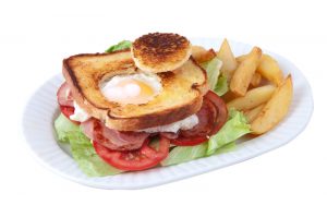 Restaurante Pirámides Sandwich huevo